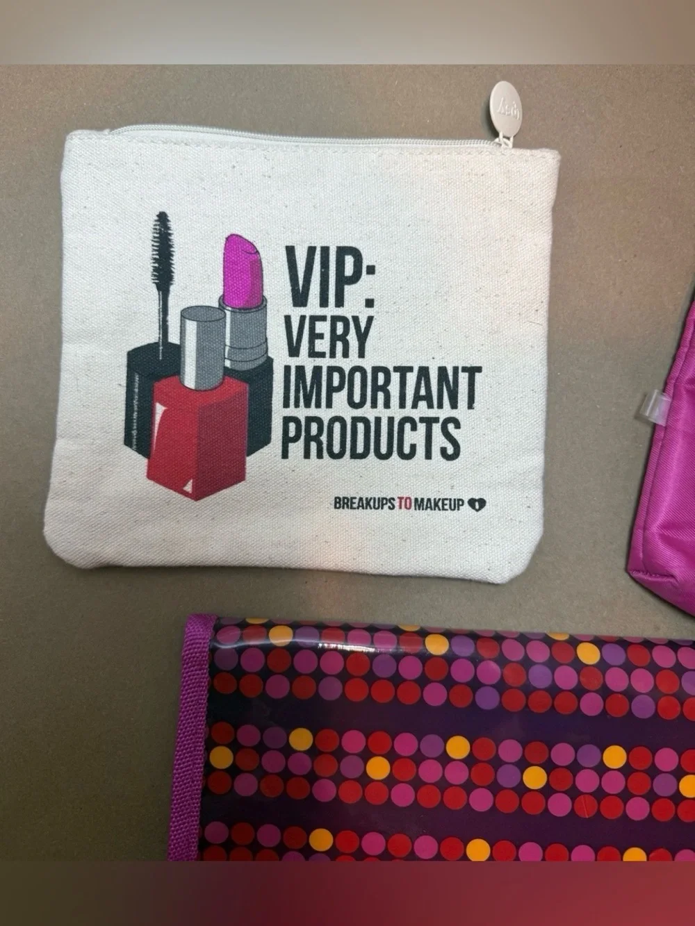 Pink Travel Cosmetic Organizer Set by Unknown Brand